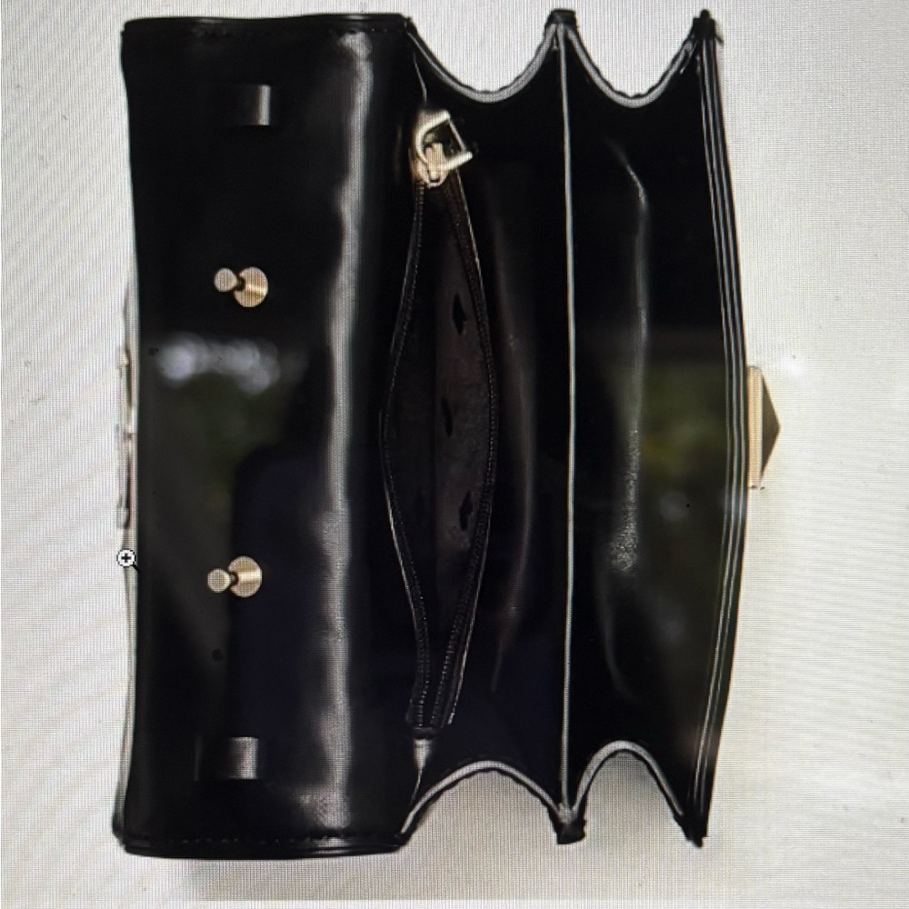 Kate Spade Black and Leopard Crossbody Bag Purse - Picture 16 of 16